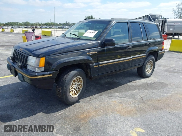 1995 Jeep Grand Cherokee Limited with VIN 1J4GZ78Y0SC578277, listed as a IAAI auction lot 42082848 with 174,288 mi miles. Bid and sale history available at carsss.com. Image 2.