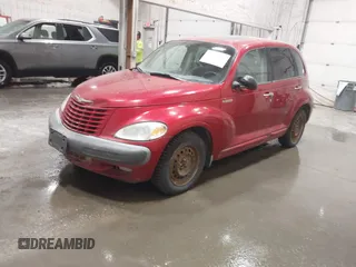 2001 Chrysler PT Cruiser with VIN 3C8FY4BB81T653946, listed as a IAAI auction lot 41840256 with 132,286 mi miles. Bid and sale history available at carsss.com. Image 2.
