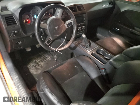 2010 Dodge Challenger SRT-8 with VIN 2B3CJ7DW3AH260635, listed as a Copart auction lot 87880775 with 105,524 mi miles and Salvage title. Bid and sale history available at DreamBid. Image 8.