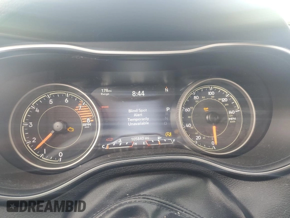2019 Jeep Cherokee Limited with VIN 1C4PJMDX1KD270733, listed as a Copart auction lot 64125345 with 105,840 mi miles and Salvage title. Bid and sale history available at DreamBid. Image 9.