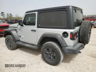 2022 Jeep Wrangler 80th Anniversary with VIN 1C4HJXAG8NW181325, listed as a Copart auction lot 49855655 with 27,763 mi miles and Salvage Title. Bid and sale history available at DreamBid. Image 2.