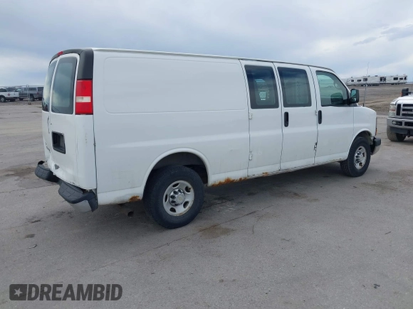2011 Chevrolet Express Cargo with VIN 1GCWGGBA3B1140951, listed as a IAAI auction lot 42093707 with 343,603 mi miles and . Bid and sale history available at DreamBid. Image 4.