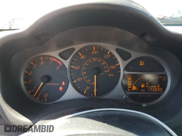2002 Toyota Celica GT with VIN JTDDR32T020125244, listed as a Copart auction lot 54960135 with 173,898 mi miles and Non Repairable. Bid and sale history available at DreamBid. Image 9.