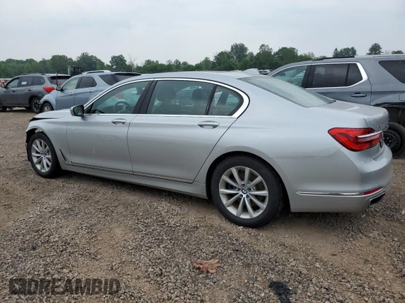 2018 BMW 7 Series 740i xDrive with VIN WBA7E4C56JGV23835, listed as a Copart auction lot 55254573 with 103,713 mi miles. Bid and sale history available at carsss.com. Image 2.