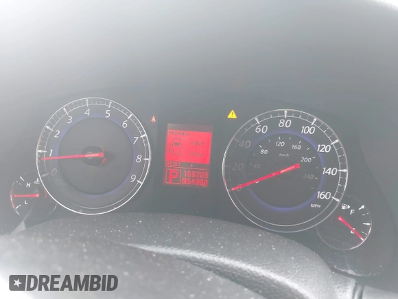 2008 Infiniti EX Journey with VIN JNKAJ09E88M305037, listed as a IAAI auction lot 41732499 with 168,203 mi miles and . Bid and sale history available at DreamBid. Image 7.