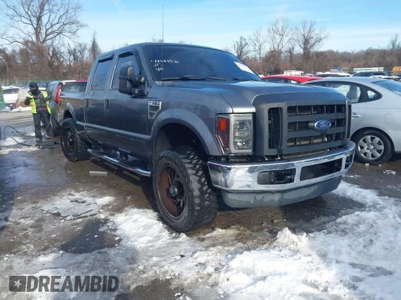 2008 Ford Super Duty F-250 SRW XL with VIN 1FTSW21508EC67716, listed as a IAAI auction lot 41293935 with 163,947 mi miles. Bid and sale history available at carsss.com. Image 1.