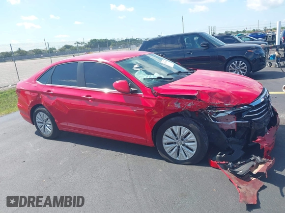 2019 Volkswagen Jetta S z VIN 3VWC57BUXKM029610, wystawiony jako IAAI lot #42334649 z przebiegiem 34 072 mil mil oraz . Historia ofert i sprzedaży dostępna na DreamBid. Obrazek 6.