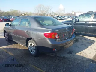 2009 Toyota Corolla with VIN JTDBL40E499083055, listed as a IAAI auction lot 41918173 with 223,308 mi miles. Bid and sale history available at carsss.com. Image 3.