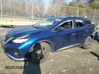 2021 Nissan Murano SV with VIN 5N1AZ2BSXMC116343, listed as a Copart auction lot 43051505 with 68,451 mi miles and Salvage Title. Bid and sale history available at DreamBid. Image 1.
