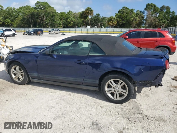 2010 Ford Mustang V6 with VIN 1ZVBP8EN5A5179046, listed as a Copart auction lot 50791365 with 104,588 mi miles and Salvage Title. Bid and sale history available at DreamBid. Image 2.