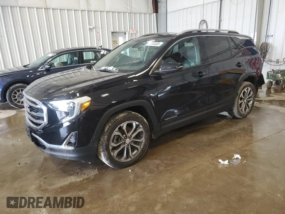 2018 GMC Terrain SLT with VIN 3GKALPEX3JL141602, listed as a Copart auction lot 50344665 with 50,163 mi miles and Clean Title. Bid and sale history available at carsss.com. Image 1.
