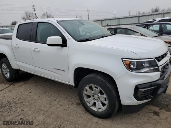 2021 Chevrolet Colorado 2WD LT with VIN 1GCGSCEN6M1132081, listed as a Copart auction lot 39605364 with 79,047 mi miles and Salvage Title. Bid and sale history available at carsss.com. Image 4.