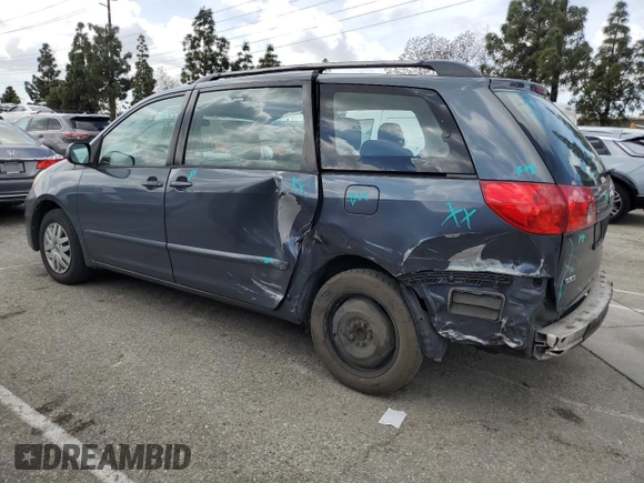 2008 Toyota Sienna with VIN 5TDZK23C88S139126, listed as a Copart auction lot 50837625 with 203,272 mi miles and Salvage Title. Bid and sale history available at DreamBid. Image 2.