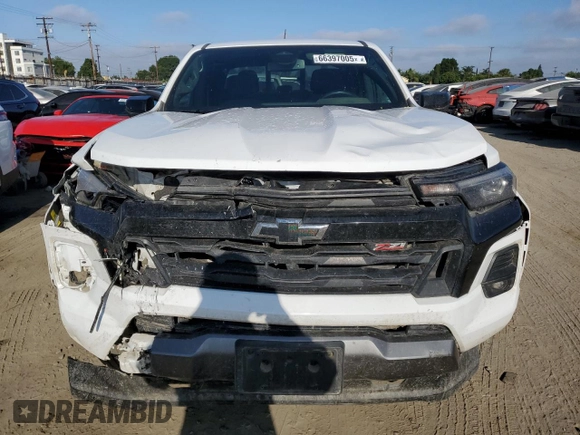 2023 Chevrolet Colorado 4WD Z71 with VIN 1GCPTDEK0P1126144, listed as a Copart auction lot 66397005 with 67,536 mi miles and Salvage title. Bid and sale history available at DreamBid. Image 5.