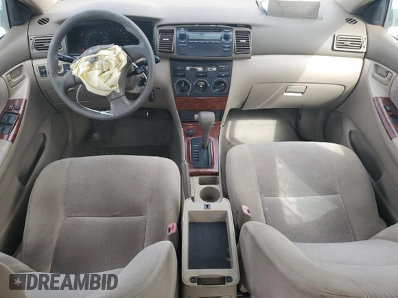2005 Toyota Corolla CE with VIN 1NXBR32E85Z365739, listed as a Copart auction lot 51977715 with 190,401 mi miles and Salvage Title. Bid and sale history available at DreamBid. Image 8.