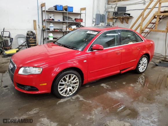 2008 Audi A4 2.0T with VIN WAUDF78E98A146828, listed as a Copart auction lot 78425084 with 122,649 mi miles and Clean Title. Bid and sale history available at carsss.com. Image 1.