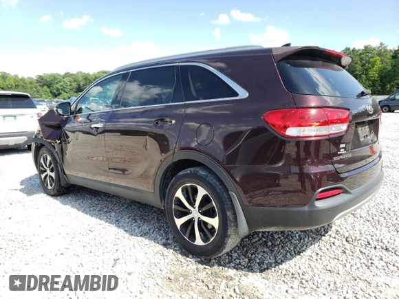 2016 Kia Sorento EX z VIN 5XYPH4A16GG032817, wystawiony jako Copart lot #61597135 z przebiegiem 90 911 mil mil oraz Szkoda całkowita • Salvage title. Historia ofert i sprzedaży dostępna na DreamBid. Obrazek 2.