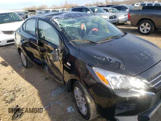 2021 Mitsubishi Mirage ES with VIN ML32FUFJ9MHF06826, listed as a Copart auction lot 66258671 with 2,386 mi miles and Salvage title. Bid and sale history available at DreamBid. Image 9.