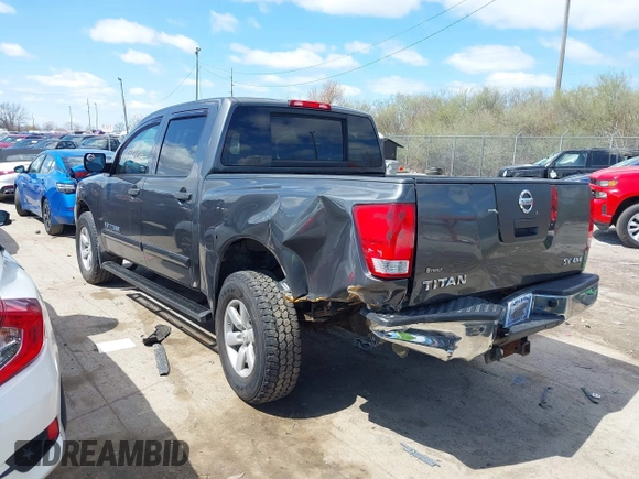 2012 Nissan Titan SV with VIN 1N6AA0EC7CN331375, listed as a IAAI auction lot 41972669 with 109,288 mi miles. Bid and sale history available at carsss.com. Image 3.