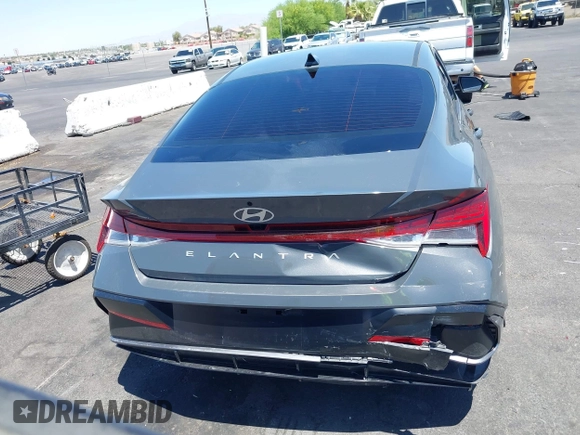 2024 Hyundai Elantra SEL with VIN KMHLS4DG3RU795634, listed as a IAAI auction lot 42506655 with 19,443 mi miles and . Bid and sale history available at DreamBid. Image 6.