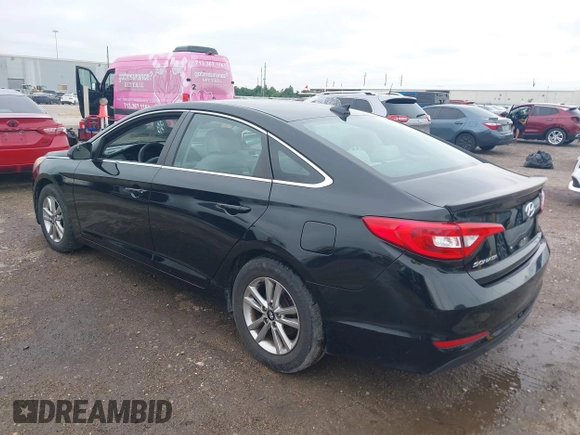 2016 Hyundai Sonata SE with VIN 5NPE24AF1GH388878, listed as a IAAI auction lot 39442510 with 158,111 mi miles and . Bid and sale history available at carsss.com. Image 3.