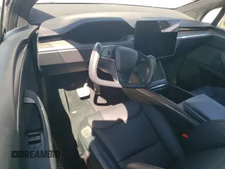 2022 Tesla Model X with VIN 7SAXCAE59NF358337, listed as a Copart auction lot 48262775 with Not Provided miles and Salvage Title. Bid and sale history available at DreamBid. Image 8.