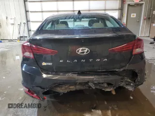 2020 Hyundai Elantra SEL with VIN 5NPD84LF4LH626644, listed as a Copart auction lot 44551085 with 70,268 mi miles and Salvage Title. Bid and sale history available at DreamBid. Image 6.