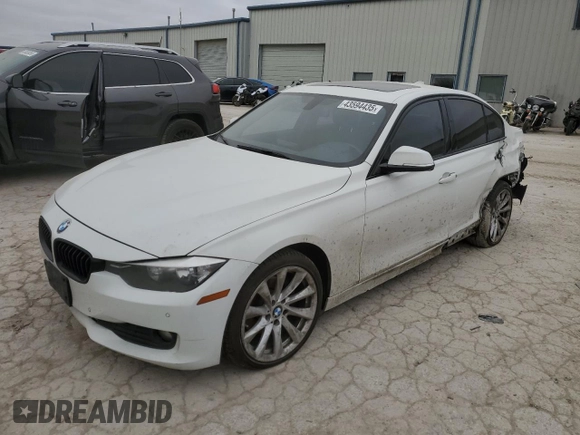 2015 BMW 3 Series 320i xDrive with VIN WBA3C3G59FNT52946, listed as a Copart auction lot 45638255 with Not Provided miles and Salvage Title. Bid and sale history available at carsss.com. Image 1.