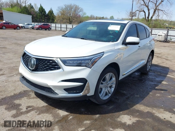 2020 Acura RDX w/Advance Pkg with VIN 5J8TC1H75LL017246, listed as a IAAI auction lot 41353387 with 1 mi miles. Bid and sale history available at carsss.com. Image 2.