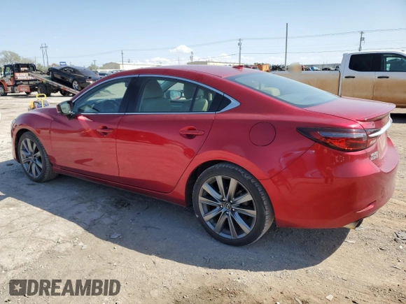 2019 Mazda 6 Grand Touring with VIN JM1GL1TY7K1506127, listed as a Copart auction lot 51953835 with 143,640 mi miles and Salvage Title. Bid and sale history available at carsss.com. Image 2.