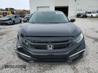 2019 Honda Civic LX with VIN 19XFC2F61KE009602, listed as a Copart auction lot 45585045 with 84,414 mi miles and Salvage Title. Bid and sale history available at DreamBid. Image 5.