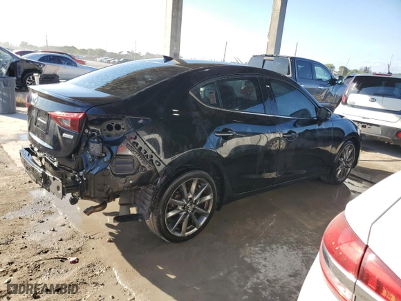 2018 Mazda Mazda3 4-Door Grand Touring with VIN 3MZBN1W36JM175236, listed as a Copart auction lot 47313525 with 56,484 mi miles and Salvage Title. Bid and sale history available at carsss.com. Image 3.