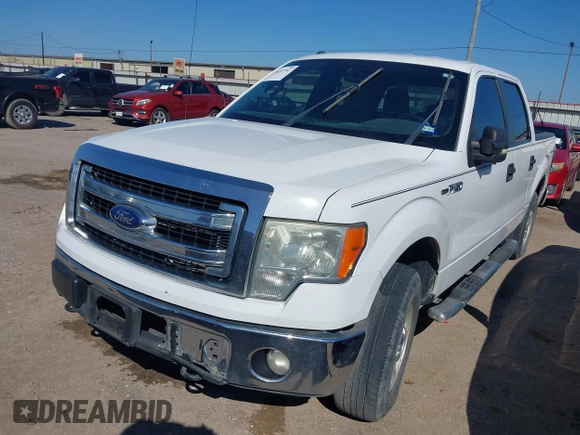 2014 Ford F-150 XL with VIN 1FTFW1EF1EFC93570, listed as a IAAI auction lot 41652787 with 265,015 mi miles. Bid and sale history available at carsss.com. Image 2.