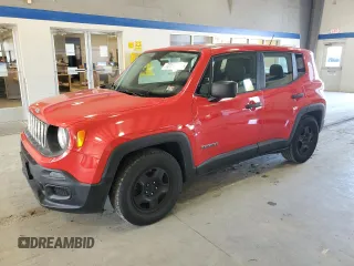 2017 Jeep Renegade Sport with VIN ZACCJAAH4HPE97628, listed as a Copart auction lot 72165284 with 103,113 mi miles and Salvage Title. Bid and sale history available at DreamBid. Image 1.