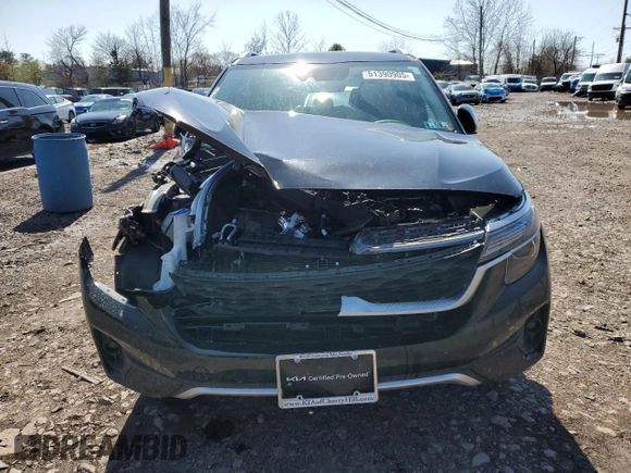 2021 Kia Seltos S with VIN KNDEUCA25M7096104, listed as a Copart auction lot 51390905 with 46,774 mi miles and Salvage Title. Bid and sale history available at carsss.com. Image 5.