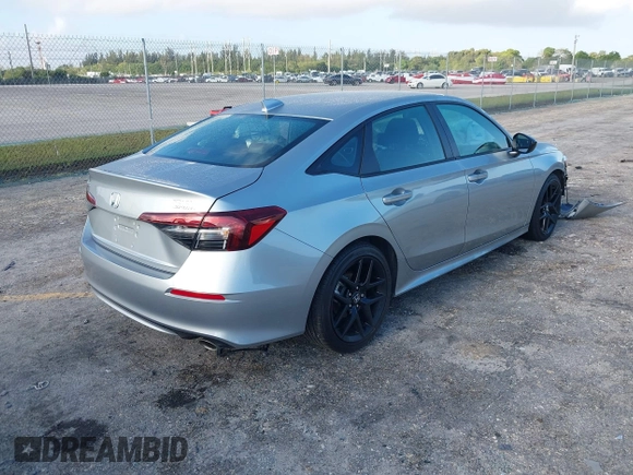 2025 Honda Civic Sport z VIN 2HGFE2F57SH519010, wystawiony jako IAAI lot #41934874 z przebiegiem 7999 mil mil oraz . Historia ofert i sprzedaży dostępna na DreamBid. Obrazek 4.