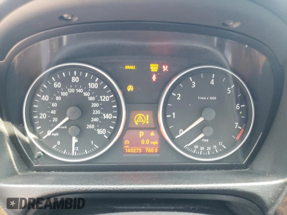 2006 BMW 3 Series 325i with VIN WBAVB17526NK35676, listed as a Copart auction lot 54720034 with 140,273 mi miles and Salvage Title. Bid and sale history available at carsss.com. Image 9.