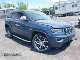 2021 Jeep Grand Cherokee 80th Anniversary with VIN 1C4RJFBGXMC775539, listed as a IAAI auction lot 42241659 with 23,541 mi miles and . Bid and sale history available at DreamBid. Image 1.