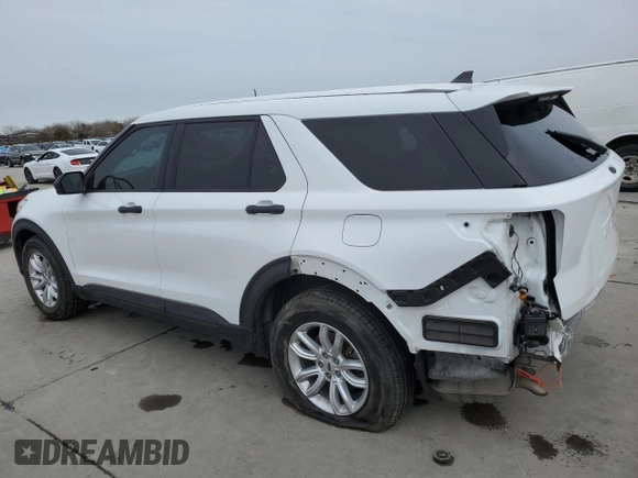 2021 Ford Explorer with VIN 1FMSK7BH8MGB91089, listed as a Copart auction lot 41741555 with 68,602 mi miles and Salvage Title. Bid and sale history available at carsss.com. Image 2.
