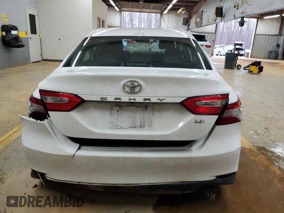 2019 Toyota Camry LE with VIN 4T1B11HKXKU701993, listed as a Copart auction lot 45009855 with 76,033 mi miles and Salvage Title. Bid and sale history available at carsss.com. Image 6.