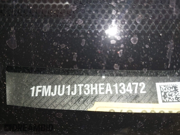 2017 Ford Expedition XLT с VIN 1FMJU1JT3HEA13472, выставлен на аукционе IAAI как лот 42238571 с пробегом 84 479 миль миль и . История ставок и продаж доступна на DreamBid. Изображение 18.