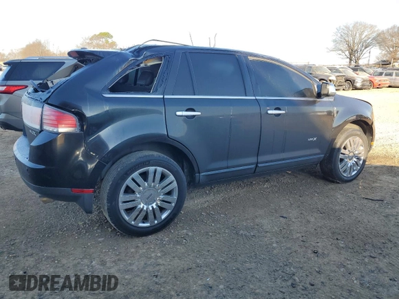 2010 Lincoln MKX with VIN 2LMDJ6JC2ABJ00840, listed as a Copart auction lot 46691285 with 228,326 mi miles and Salvage Title. Bid and sale history available at carsss.com. Image 3.
