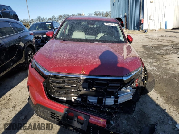 2025 Honda CR-V EX-L with VIN 2HKRS4H79SH424874, listed as a Copart auction lot 41631625 with Not Provided miles and Salvage Title. Bid and sale history available at DreamBid. Image 5.