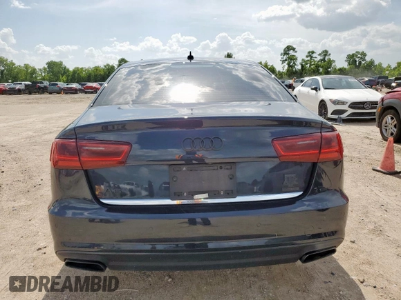 2017 Audi A6 Premium Plus with VIN WAUG8AFC6HN003673, listed as a Copart auction lot 65113635 with 114,714 mi miles and Salvage title. Bid and sale history available at DreamBid. Image 6.