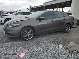 2016 Dodge Dart GT with VIN 1C3CDFEB1GD539233, listed as a Copart auction lot 52200295 with 85,152 mi miles and Salvage Title. Bid and sale history available at carsss.com. Image 1.