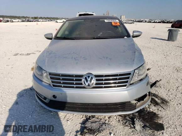 2014 Volkswagen CC Lux with VIN WVWRN7AN5EE528624, listed as a Copart auction lot 75838964 with 0 mi miles and Salvage Title. Bid and sale history available at carsss.com. Image 5.