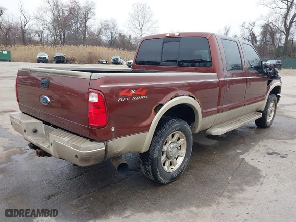 2008 Ford Super Duty F-250 SRW XL with VIN 1FTSW21RX8EB13274, listed as a IAAI auction lot 41800711 with 277,049 mi miles. Bid and sale history available at carsss.com. Image 4.