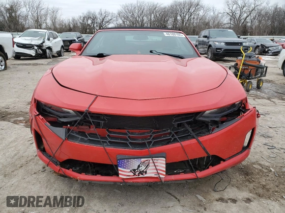 2019 Chevrolet Camaro 1LT with VIN 1G1FB3DX2K0139569, listed as a Copart auction lot 46160105 with 121,986 mi miles and Salvage Title. Bid and sale history available at carsss.com. Image 5.