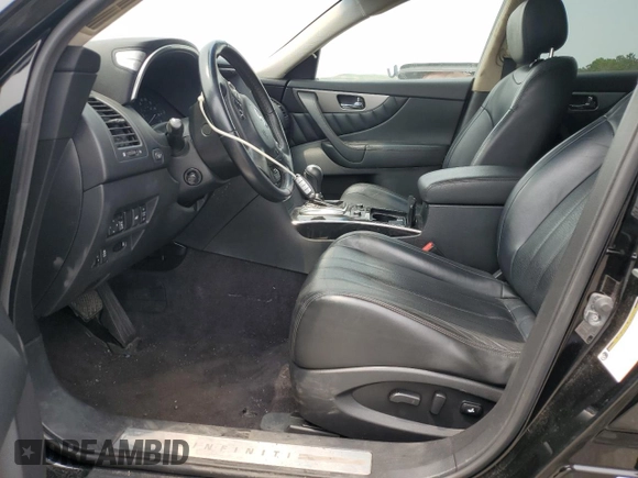2017 Infiniti QX70 z VIN JN8CS1MW0HM412181, wystawiony jako Copart lot #60594815 z przebiegiem 127 971 mil mil oraz Szkoda całkowita • Salvage title. Historia ofert i sprzedaży dostępna na DreamBid. Obrazek 7.