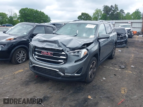 2020 GMC Terrain SLT z VIN 3GKALPEV1LL248133, wystawiony jako IAAI lot #42139745 z przebiegiem 119 301 mil mil oraz . Historia ofert i sprzedaży dostępna na DreamBid. Obrazek 2.